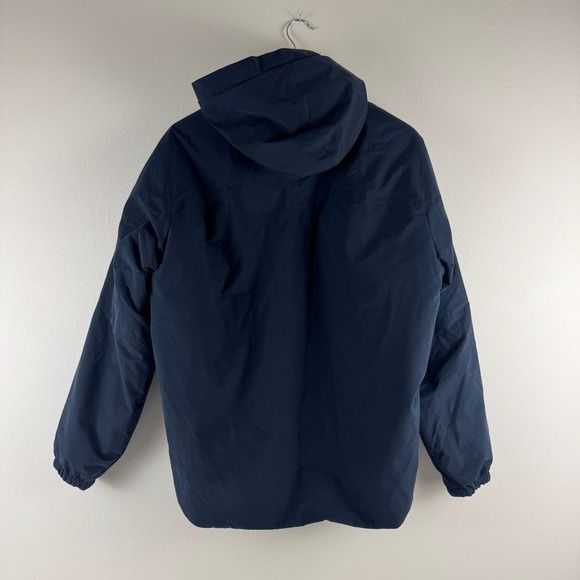 Timberland Mens Navy Blue Hooded Windbreaker Rain Jacket TB0A5UVW M Gorpcore